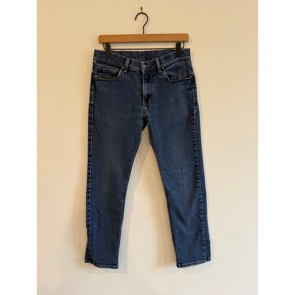 Mott & Bow Oliver Slim Fit Jeans Mens 30x30 Dark Indigo Blue Stretch Denim